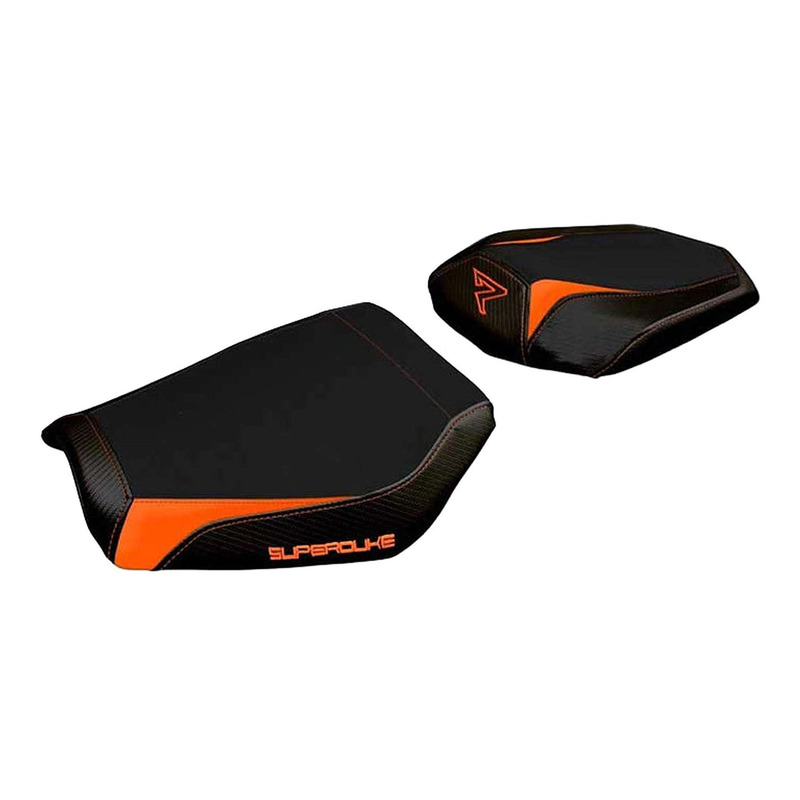 Housse de selle Tappezzeria Kampur standard noire/orange KTM Superduke