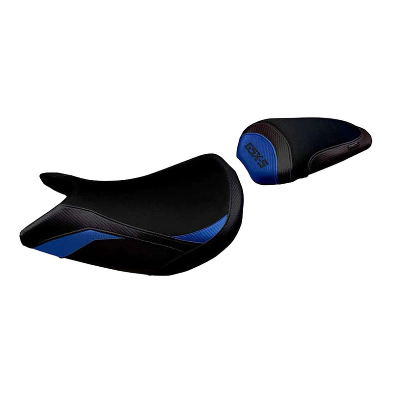 Housse de selle Tappezzeria Lindi confort noire/bleu Suzuki GSX-S 1000