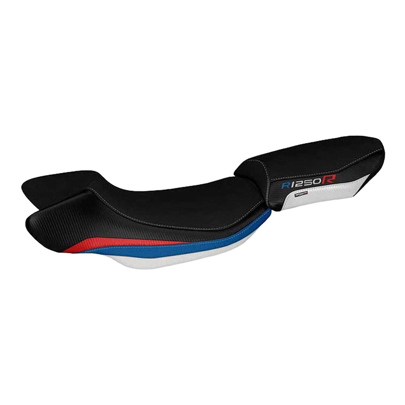 Housse de selle Tappezzeria Marzi HP Standard noire/blanc/rouge/bleue