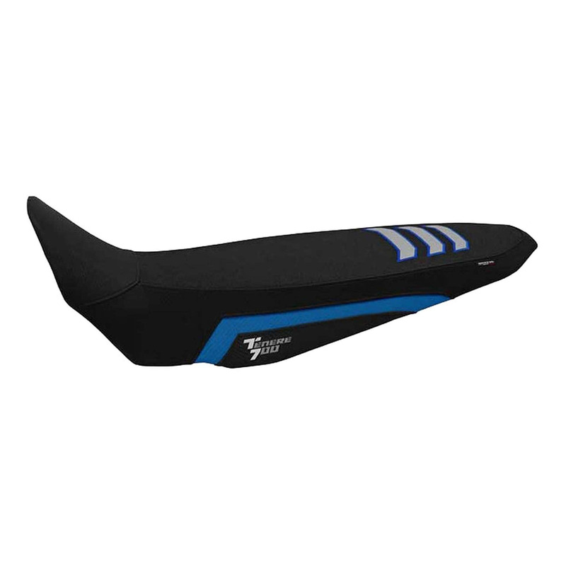 Housse de selle Tappezzeria Toab Ultragrip noire/bleue/grise Yamaha TÃ