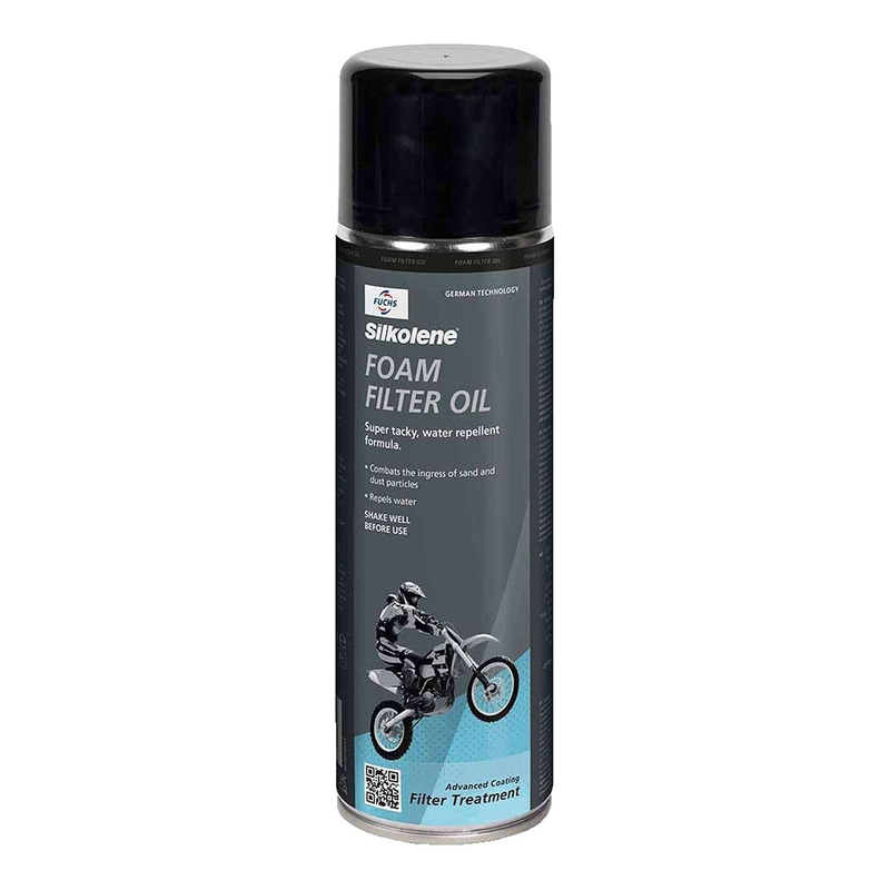 Huile de filtre à air Silkolene Foam Filter Oil Spray 500 ml