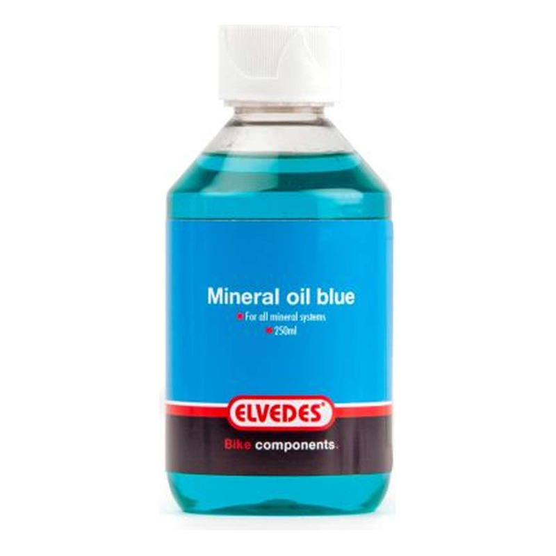 Huile frein hydraulique minérale Elvedes bleu 250 mL