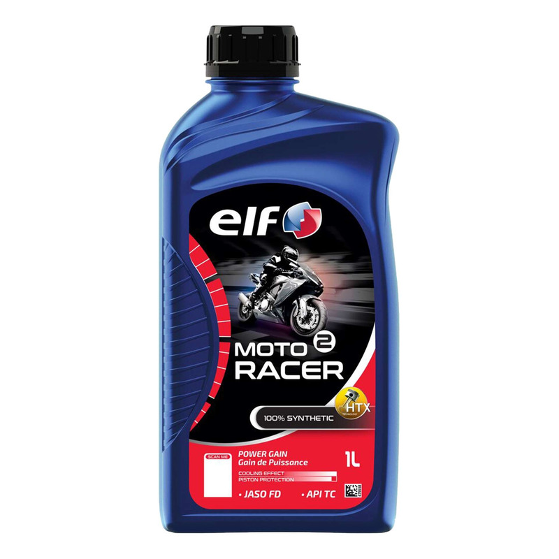 Huile moteur 2 temps Elf Moto 2 racer 1L