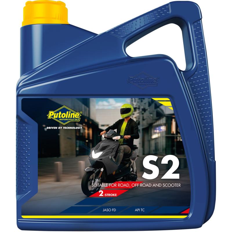 Huile moteur 2T semi-synthétique Putoline S2 (4 Litre)