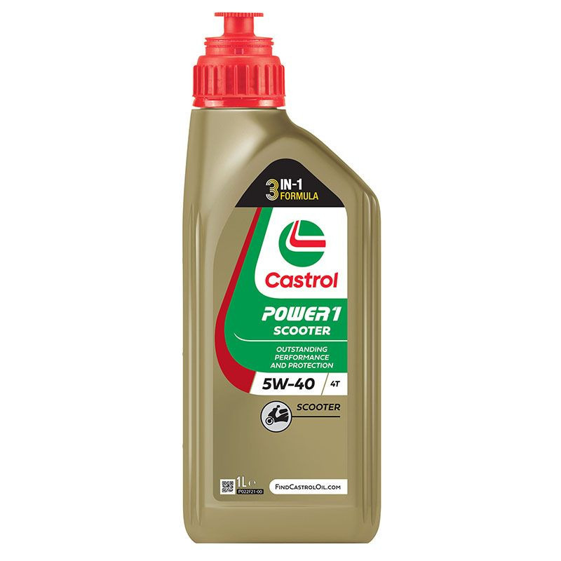 Huile moteur 4T Castrol Power 1 Scooter 5W40 1l