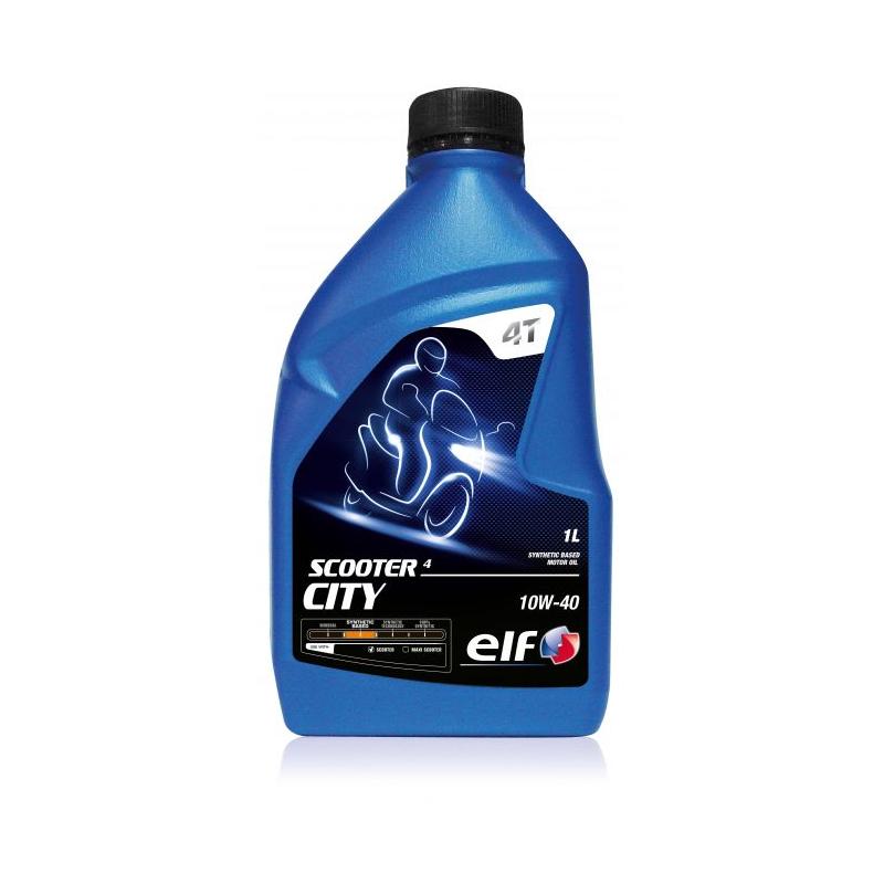 Huile moteur 4T ELF Scooter 4 City Semisynthèse 10W40 Lubrifiant sur