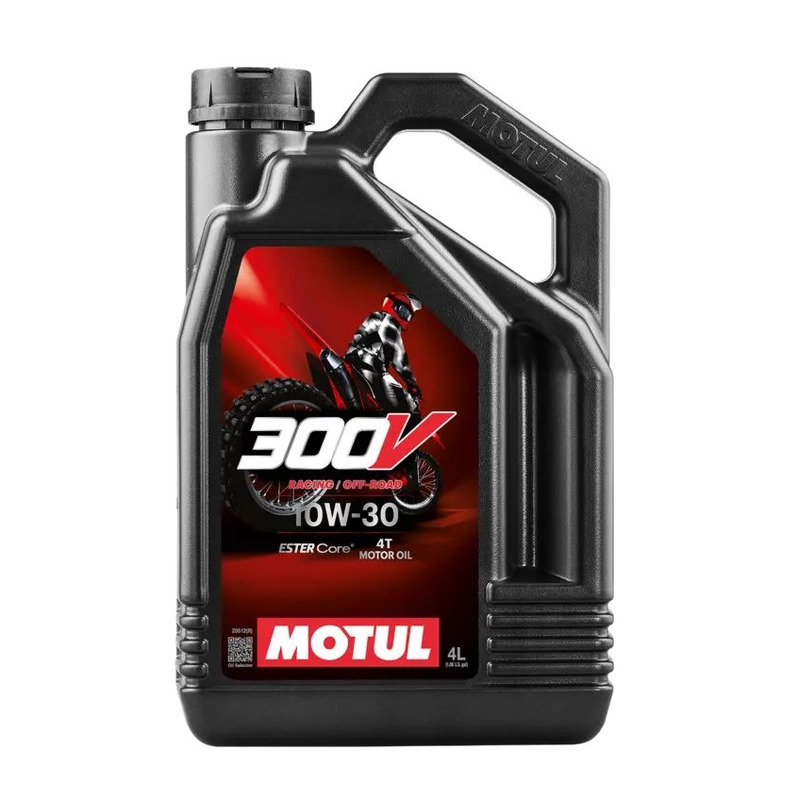 Huile moteur 4T Motul 300V Off Road 10W30 4L