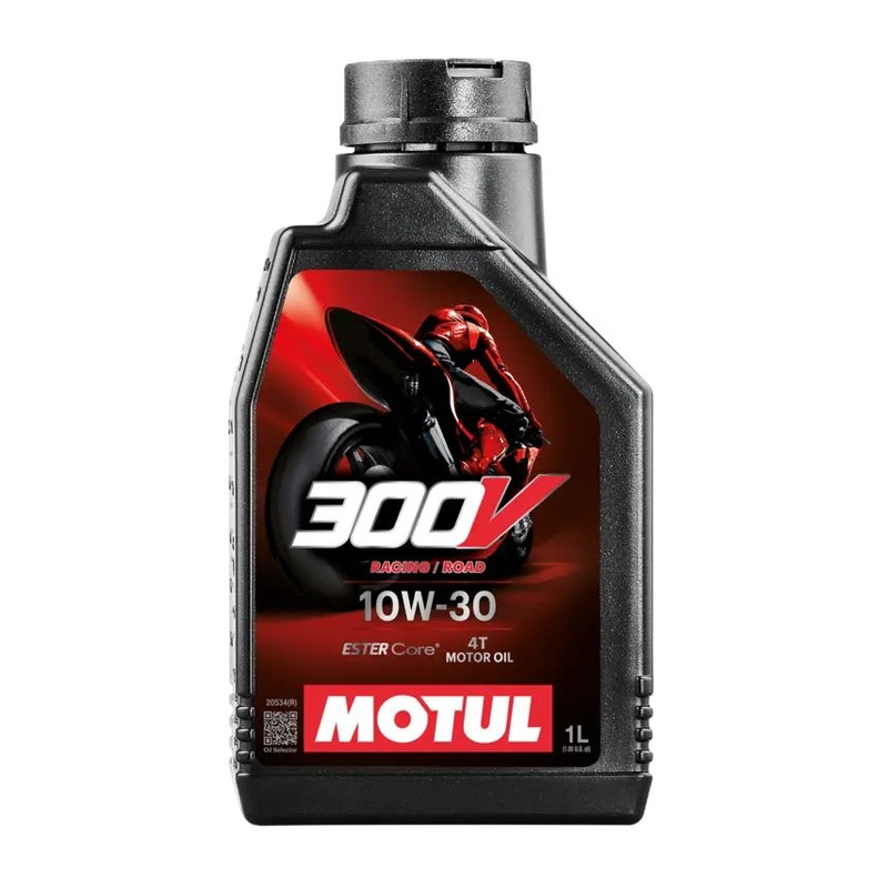Huile moteur 4T Motul 300V Road Racing 10W30 1L