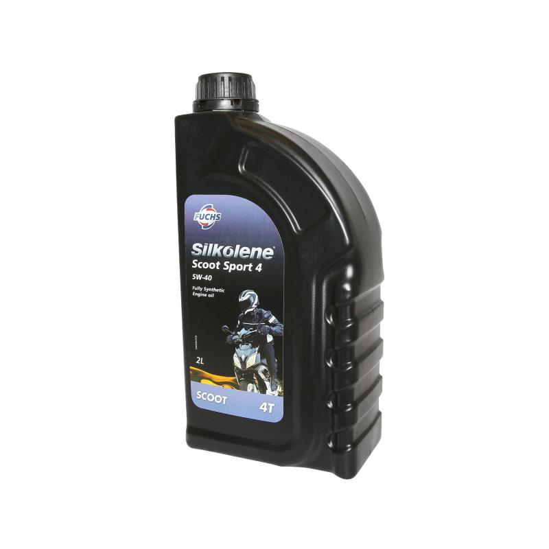 Huile moteur 4T Silkolene Scooter sport 4 sae 5w-40 2l