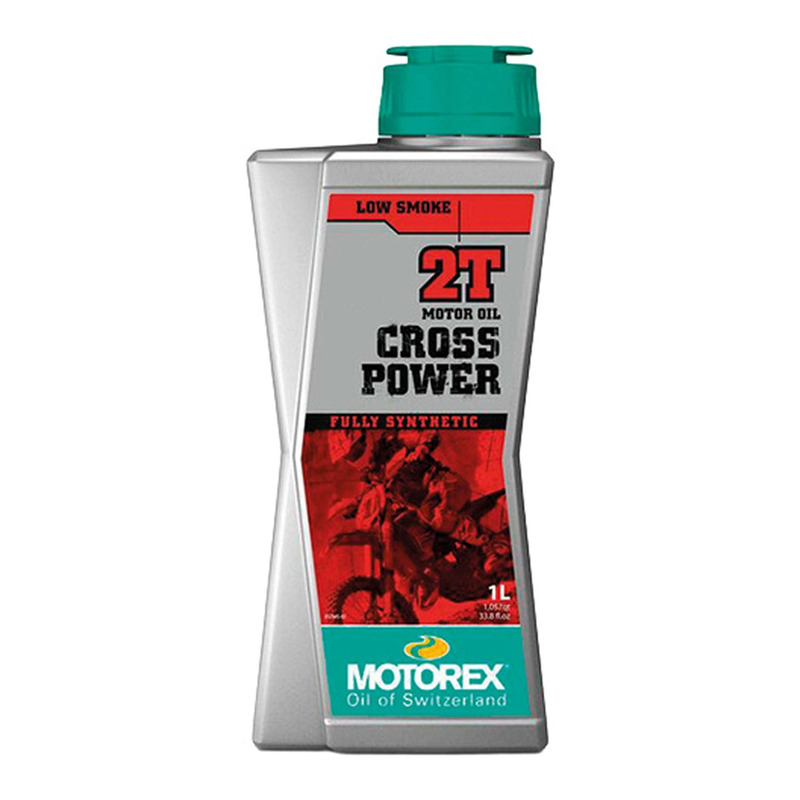 Huile moteur Motorex Cross Power 2T 100% synthétique 1L