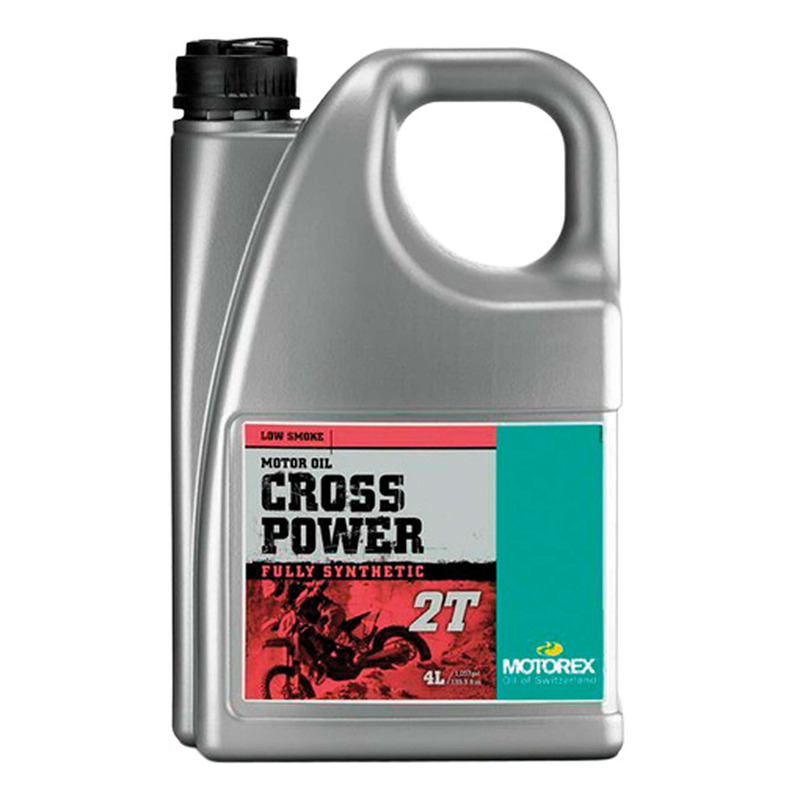Huile moteur Motorex Cross Power 2T 100% synthétique 4L