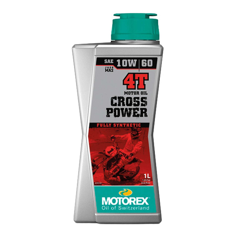 Huile moteur Motorex Cross Power 4T 10W60 100% synthétique 1L