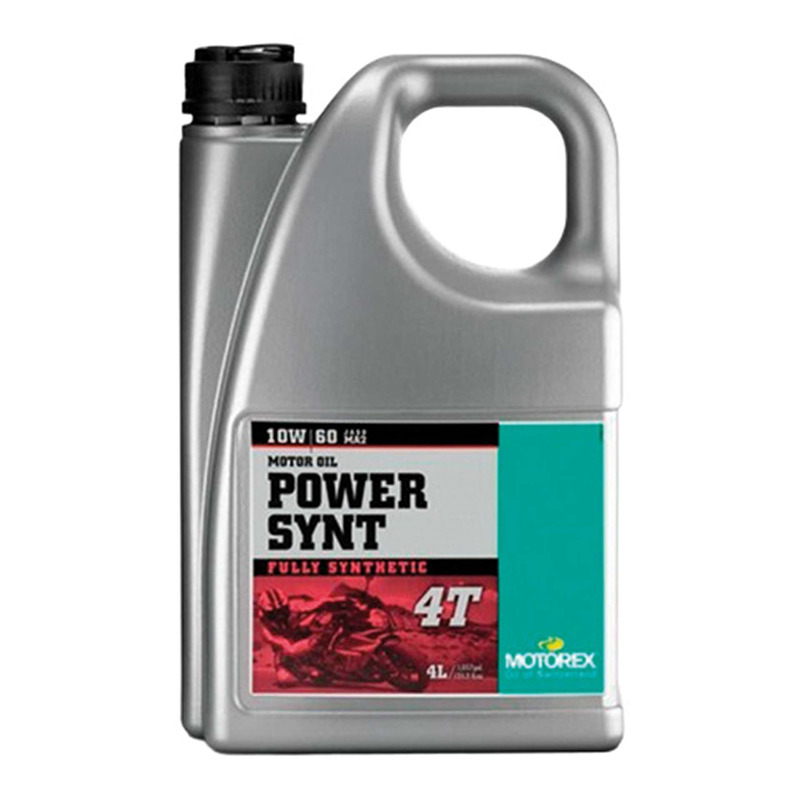 Huile moteur MOTOREX Power Synt 4T 10W60 synthétique 4L