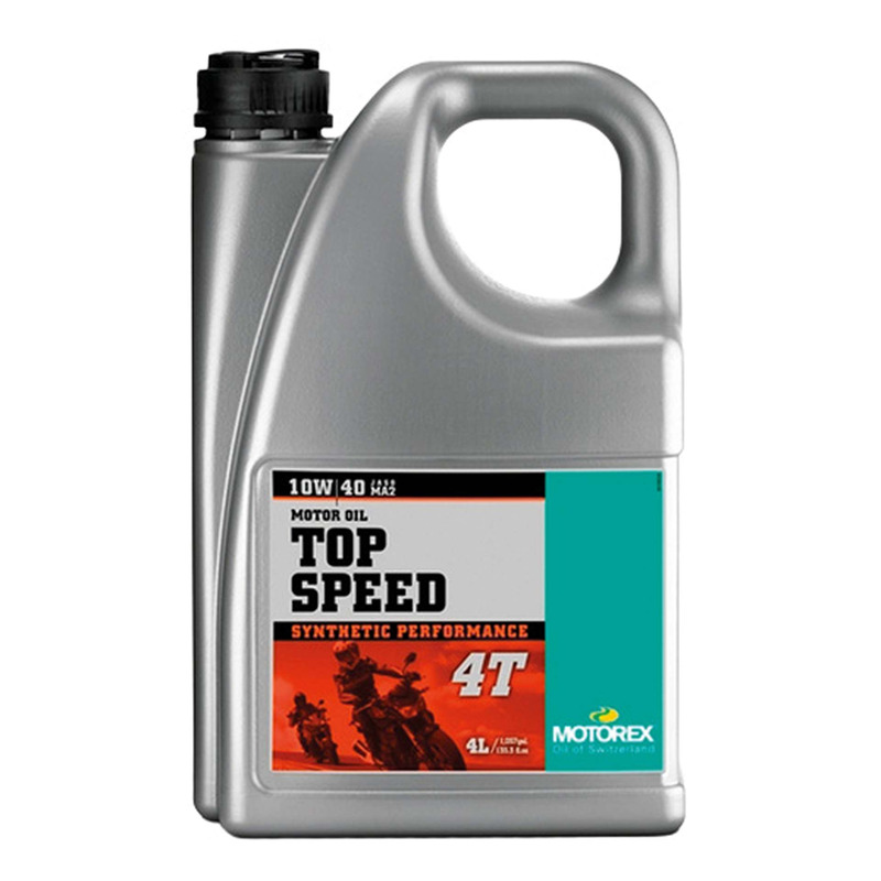 Huile moteur Motorex Top Speed 4T 10W40 synthétique 4L