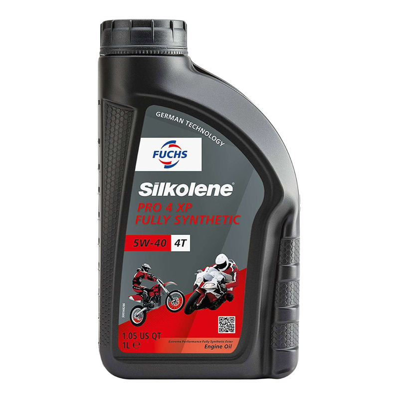 Huile moteur Silkolene Pro 4 5W40 XP 4 temps 1L