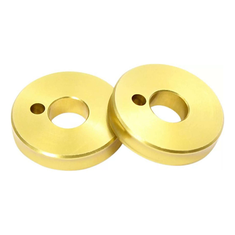 Inserts pour repose-pieds Gilles Tooling aluminium or