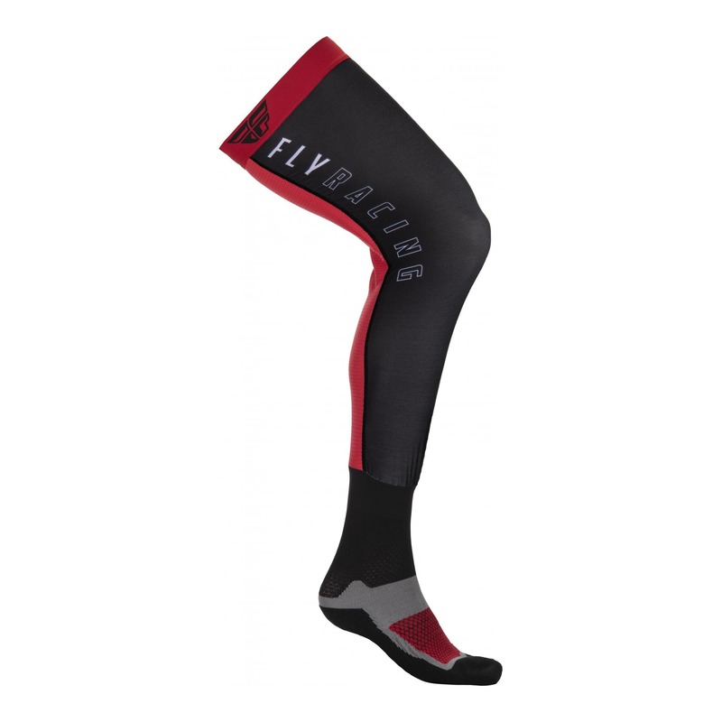 Jambières Fly Racing Knee Brace rouge/noir- S/M