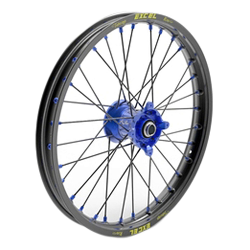 Jante avant complète Kite Élite MX 14x1.60 Noir/Bleu/Noir - Yamaha YZ 65cc 18-24