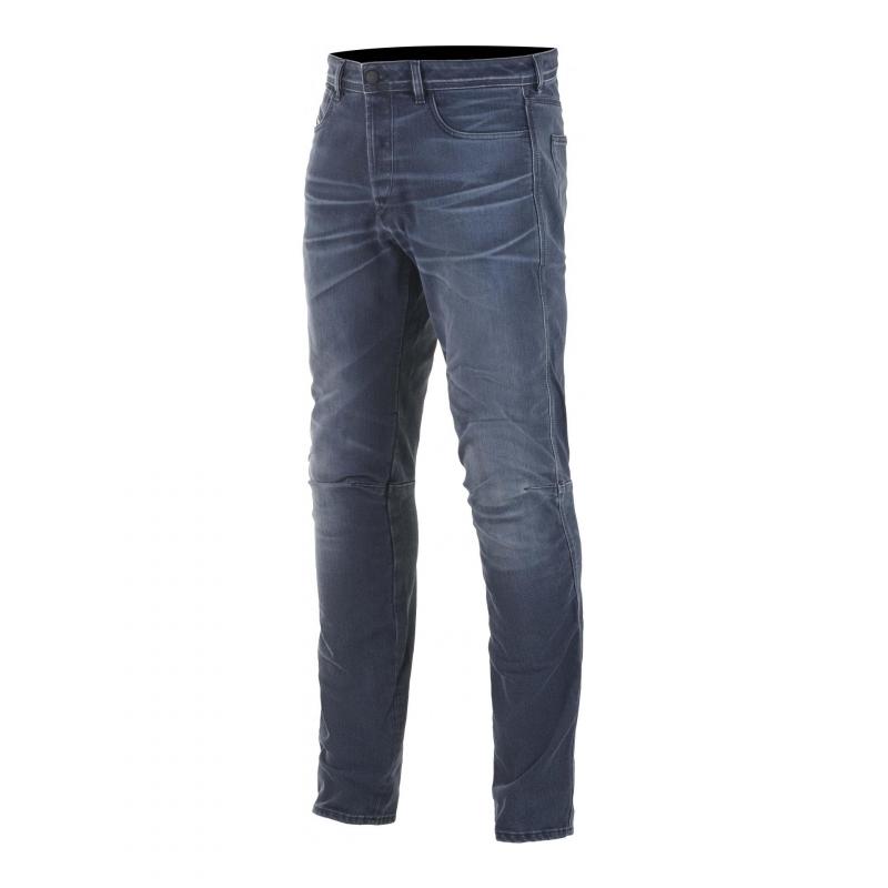 Jean moto Alpinestars AS-DSL Shiro DIESEL rinse plus bleu- US-36