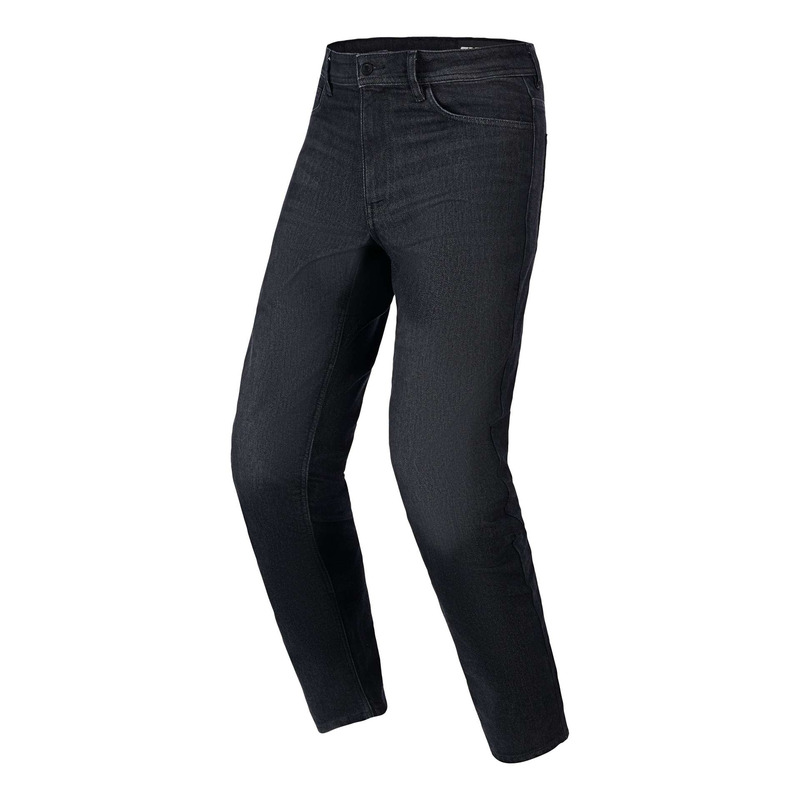 Jean moto Alpinestars Flex-AST 5 black washed – Short