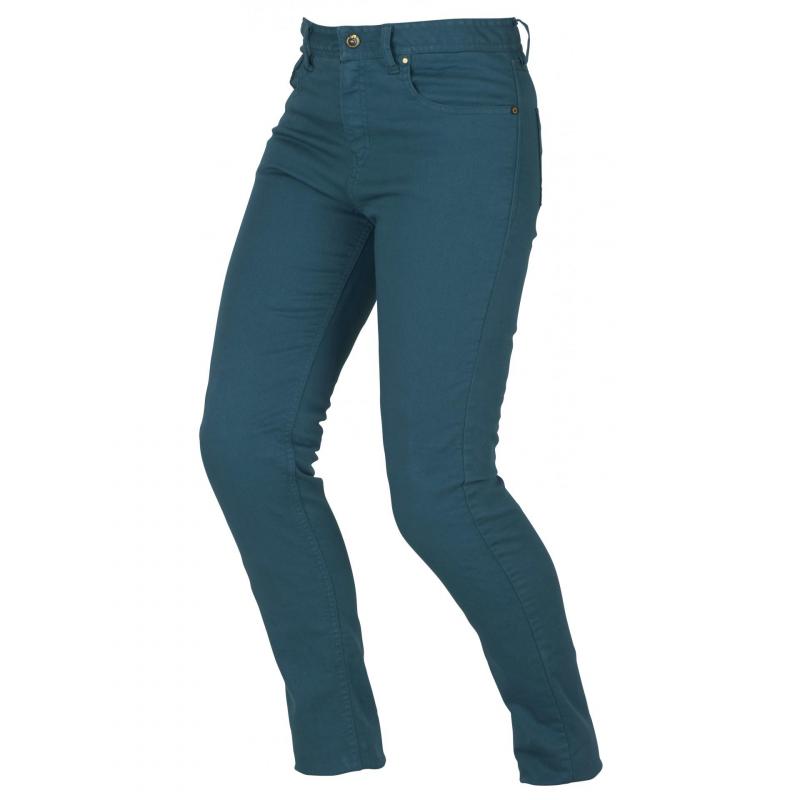 Jean moto femme Furygan Paola bleu canard- 36