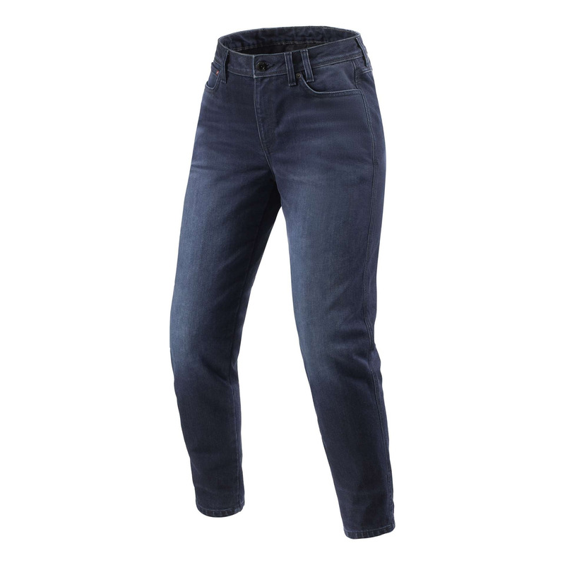 Jean moto femme Rev’It Harper Ladies dark blue used – L30