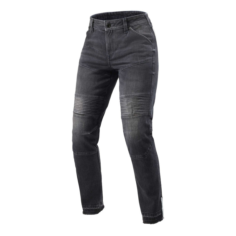 Jean moto femme Rev’It Moto 2 Ladies SF dark black stone – L32