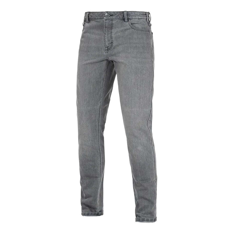 Jean moto John Doe Pioneer Mono light gray – L32