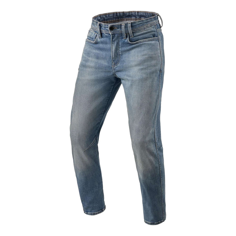 Jean moto Rev’It Detroit 3 Tapered medium blue vintage – L32