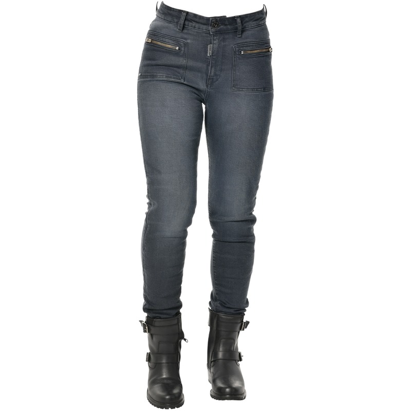 Jeans moto femme Overlap Kara bleu- 26