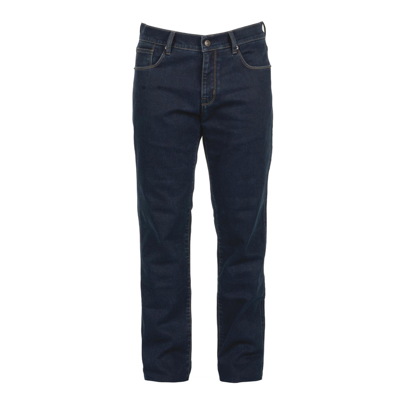 Jeans moto Helstons Straight Way bleu brut
