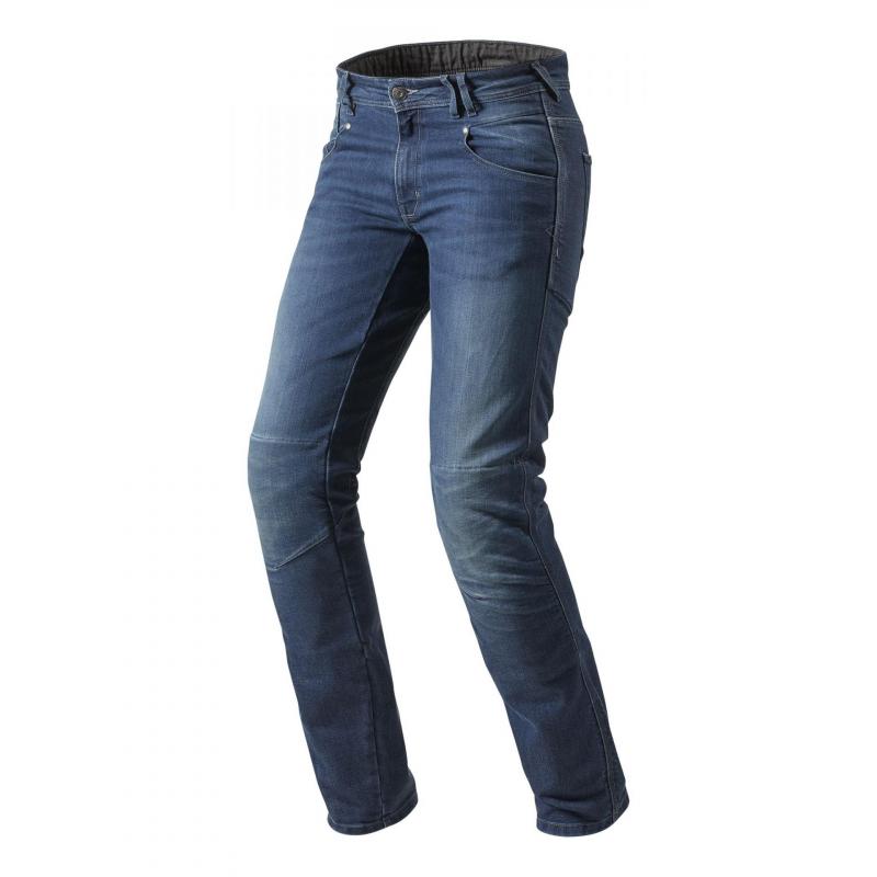 Jeans moto Rev'it Corona longueur 36 (long) bleu moyen