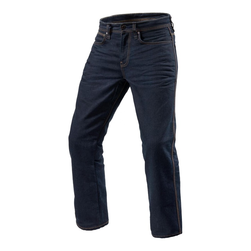 Jeans moto Rev’it Newmont LF longueur 32 (court) bleu foncé délavé
