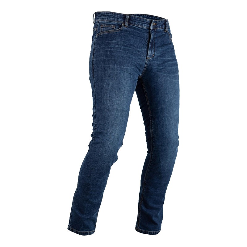 Jeans moto RST Tapered-Fit bleu (longueur long)