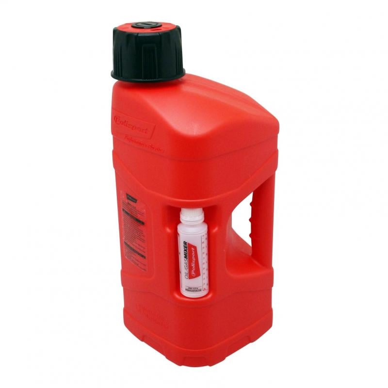 Jerrican Polisport ProOctane 10L rouge avec bidon 100 ml