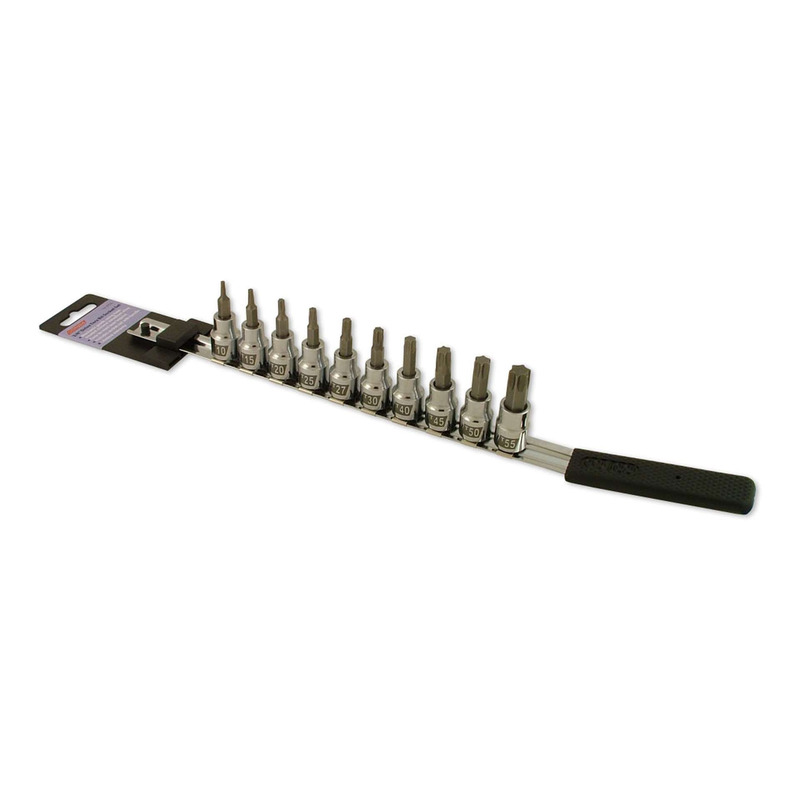 Jeu de 10 embouts de douille Torx 3/8â