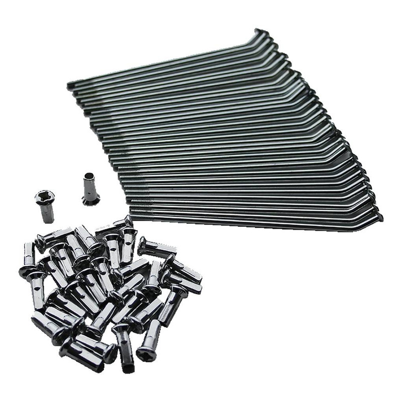 Jeu de rayons YCF - roue Arrière 14 Pouces - 32 pièces - modèle Bigy MX 125cc