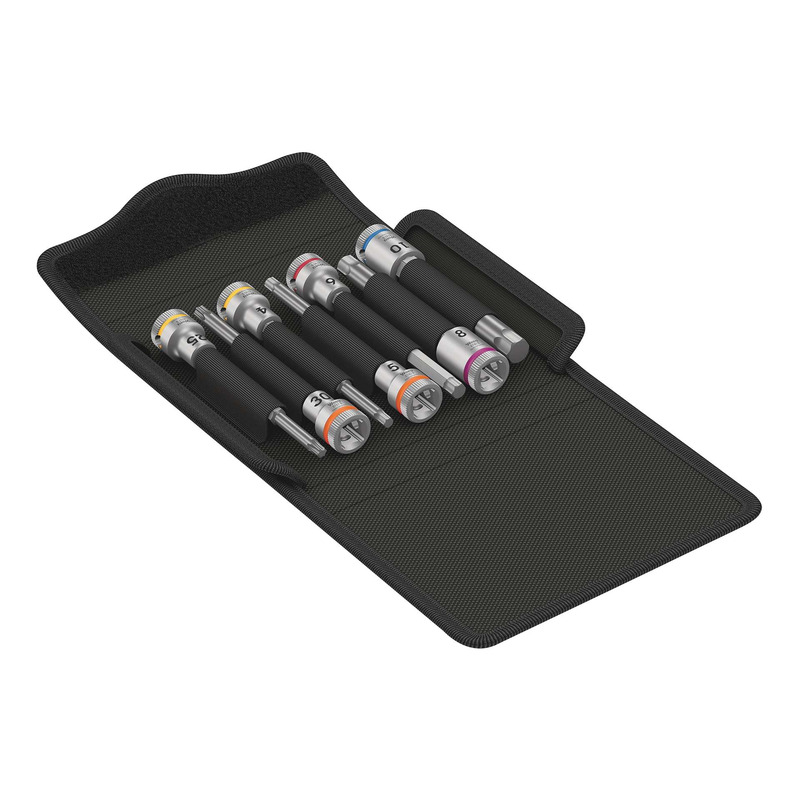 Jeu de 7 douilles torx et 6 pans Wera Bicycle Set 8 Zyklop