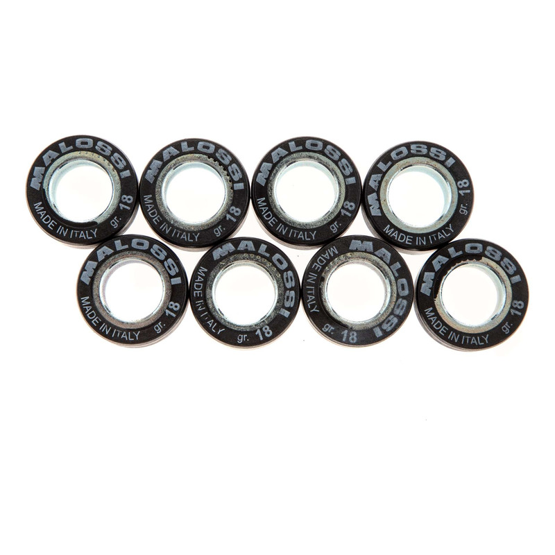 Jeu de 8 galets Ã  26 x 12,8 mm Malossi- 14 gr.