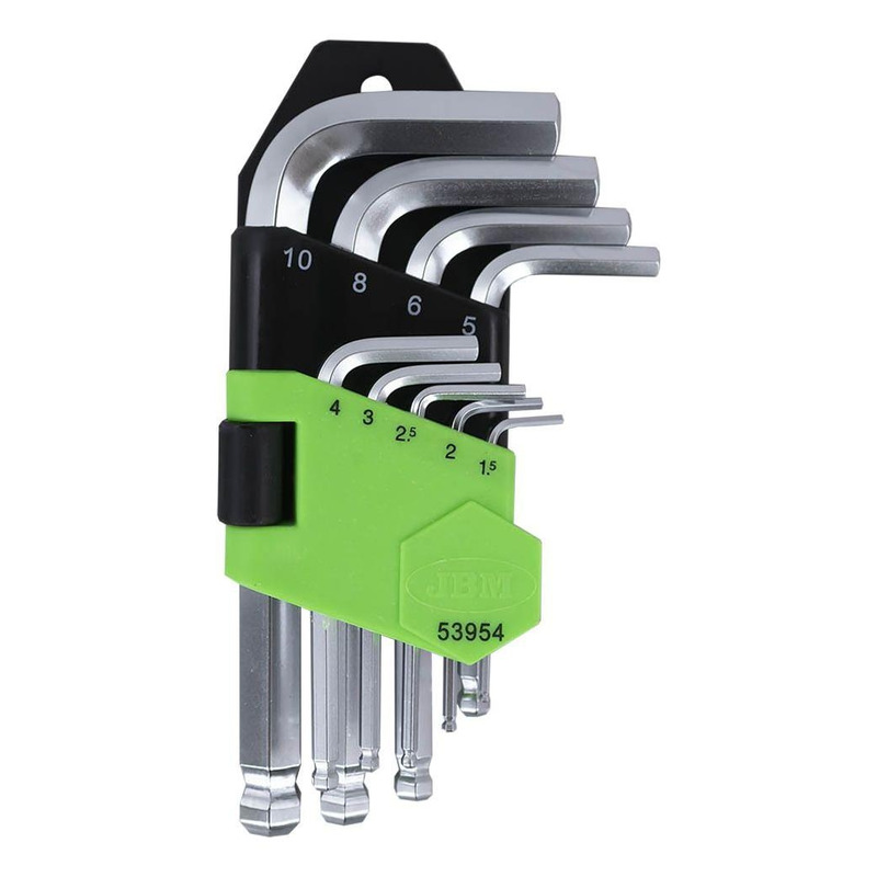 Jeu de 9 clés BTR JBM courtes