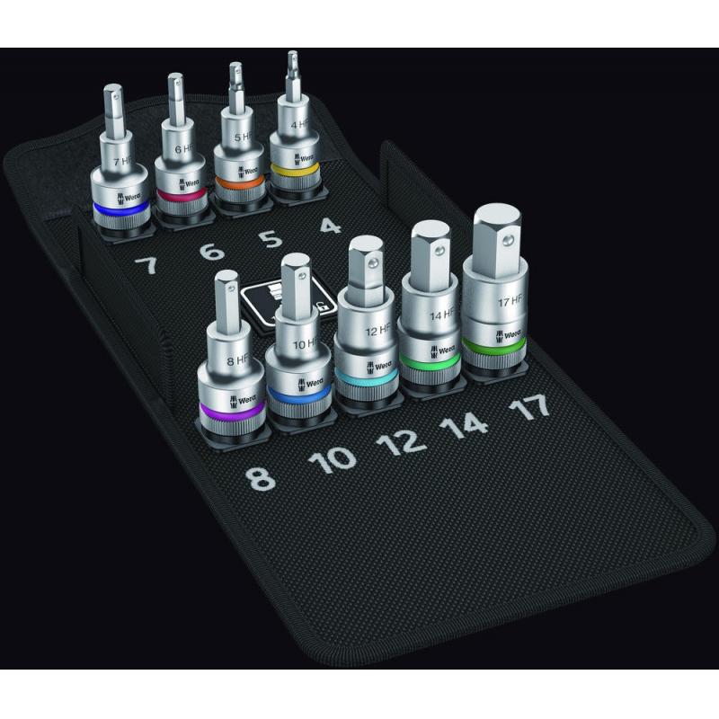 Jeu de douilles 1/2'' Allen Wera 9 pièces