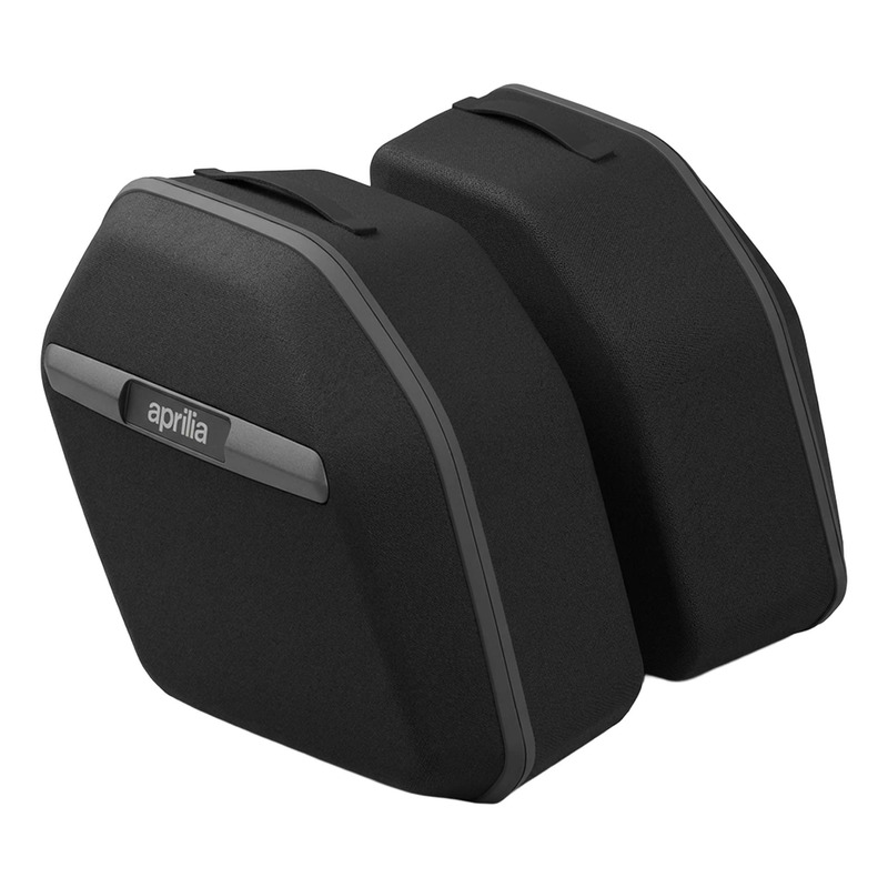 Jeu de sacoches latéral noir d'origine 2S002185 Aprilia RS 660 2025-