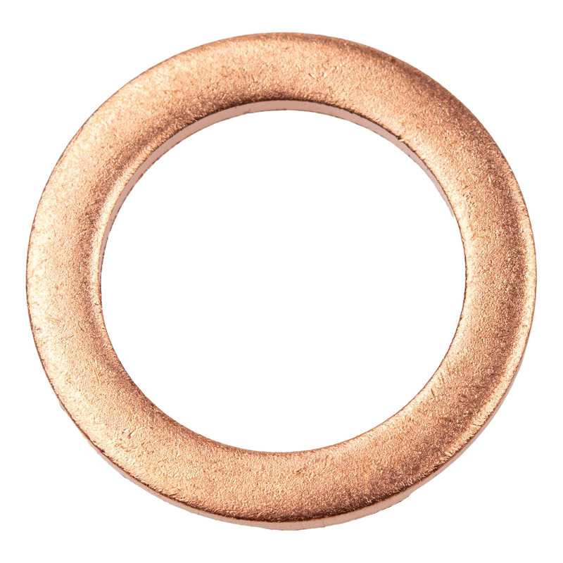 Joint de bouchon de vidange en cuivre D.14x20x1,50mm