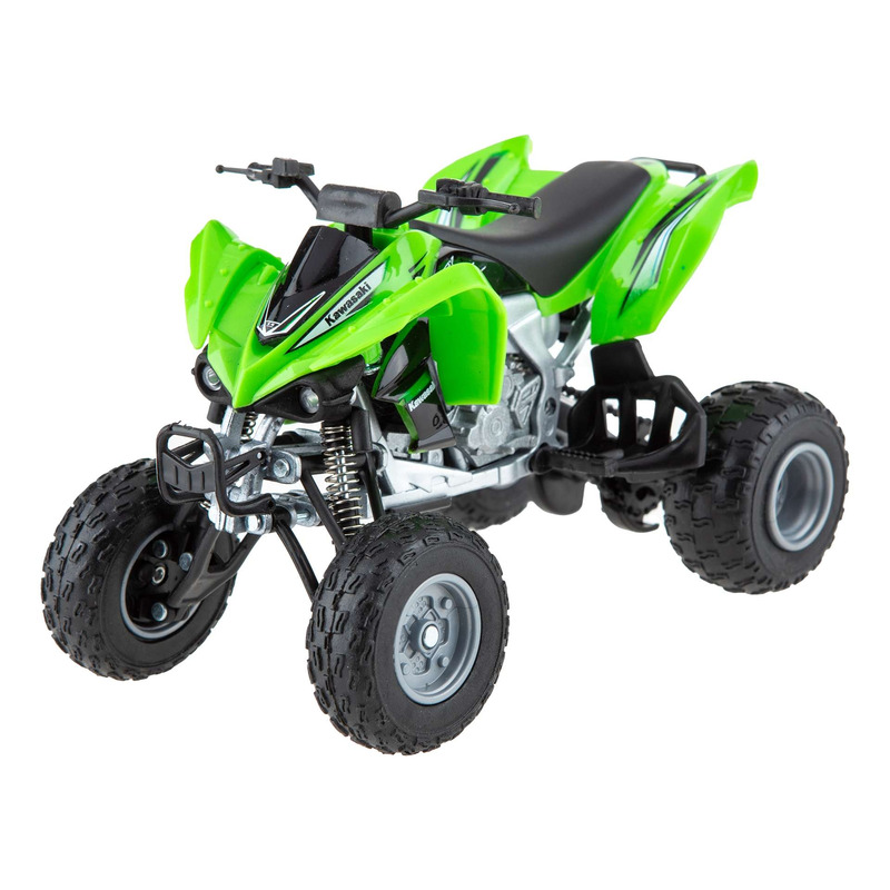 Kawasaki quad 450 KFX 2012 green 1:12 NewRay vert/noir