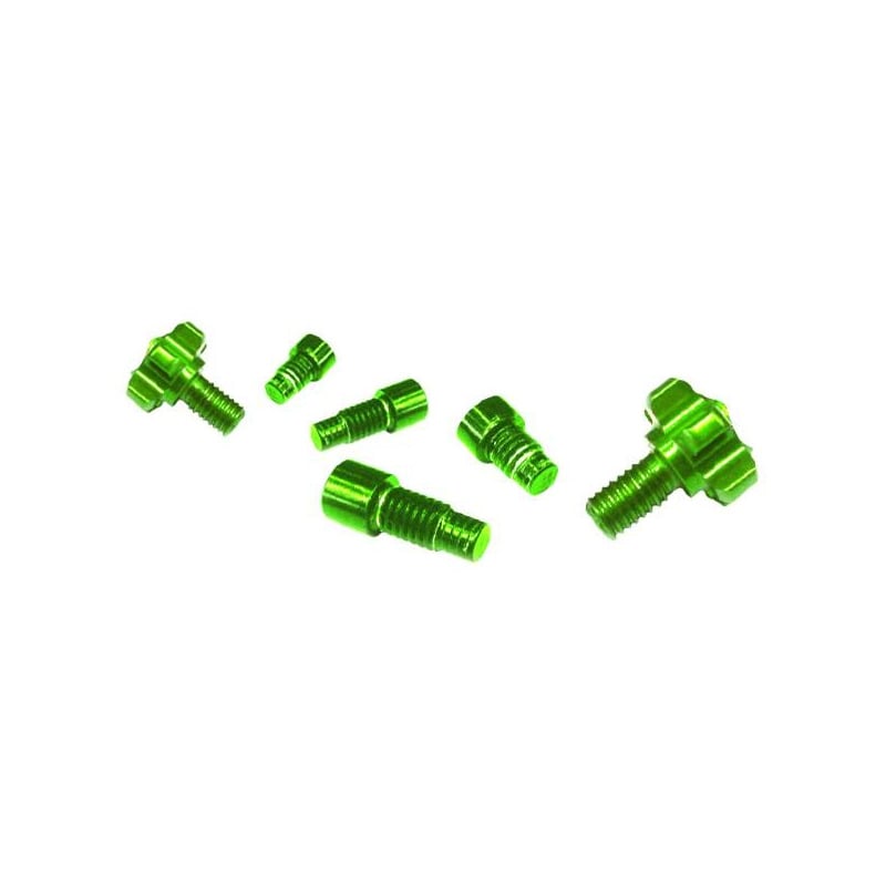 Kit 2 molettes et 4 vis pour leviers RMT F-Type vert