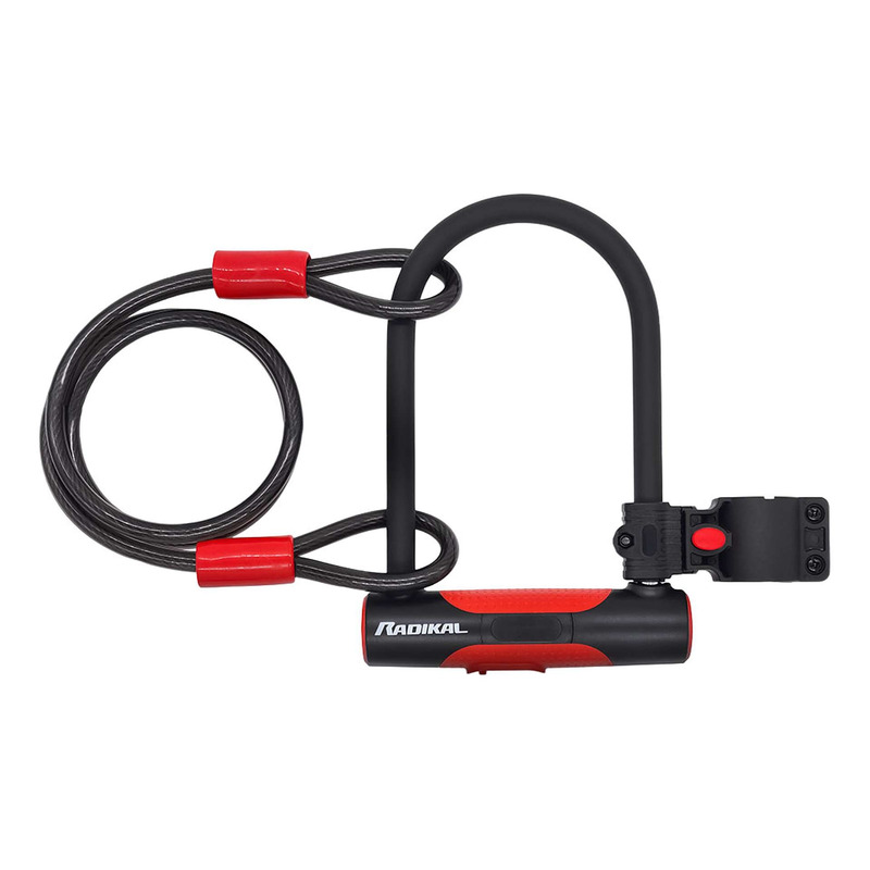 Kit antivol vélo Radikal U + Câble + Support