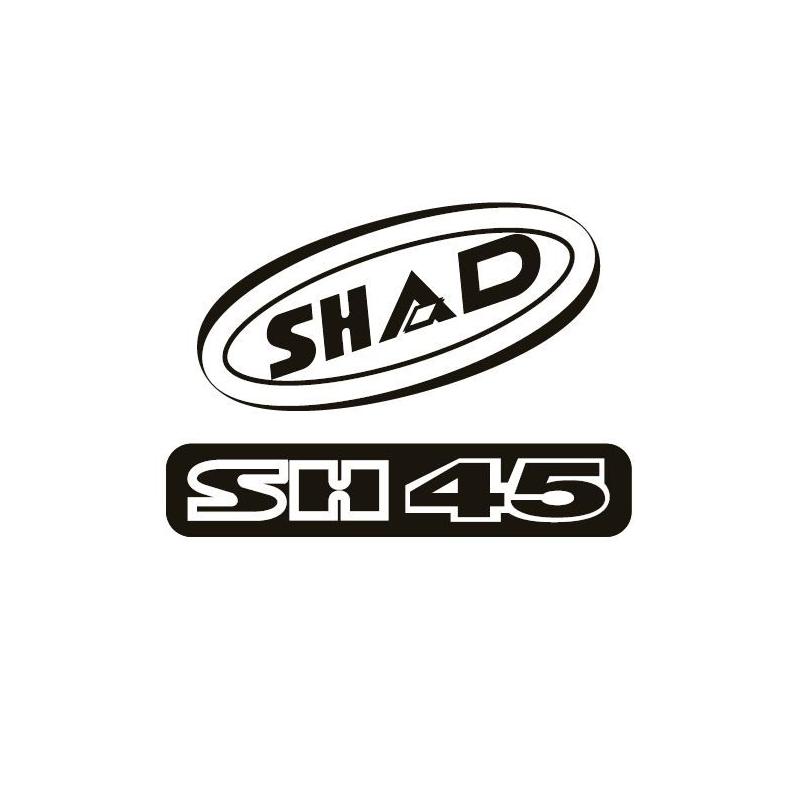 Kit autocollant Shad pour top case SH45 rouge