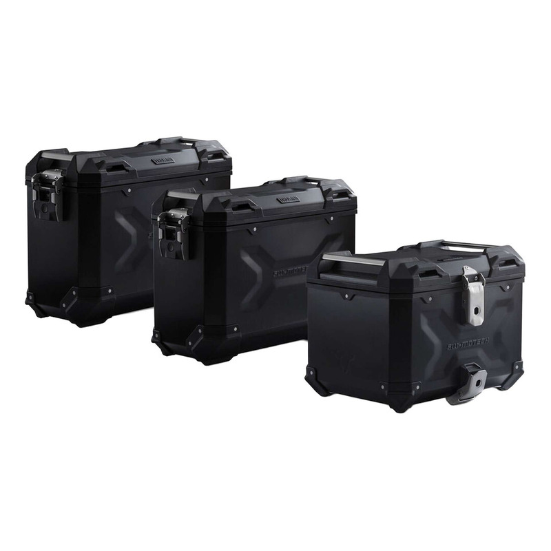 Kit bagagerie Adventure SW Motech noir Moto Guzzi Stelvio 24-26
