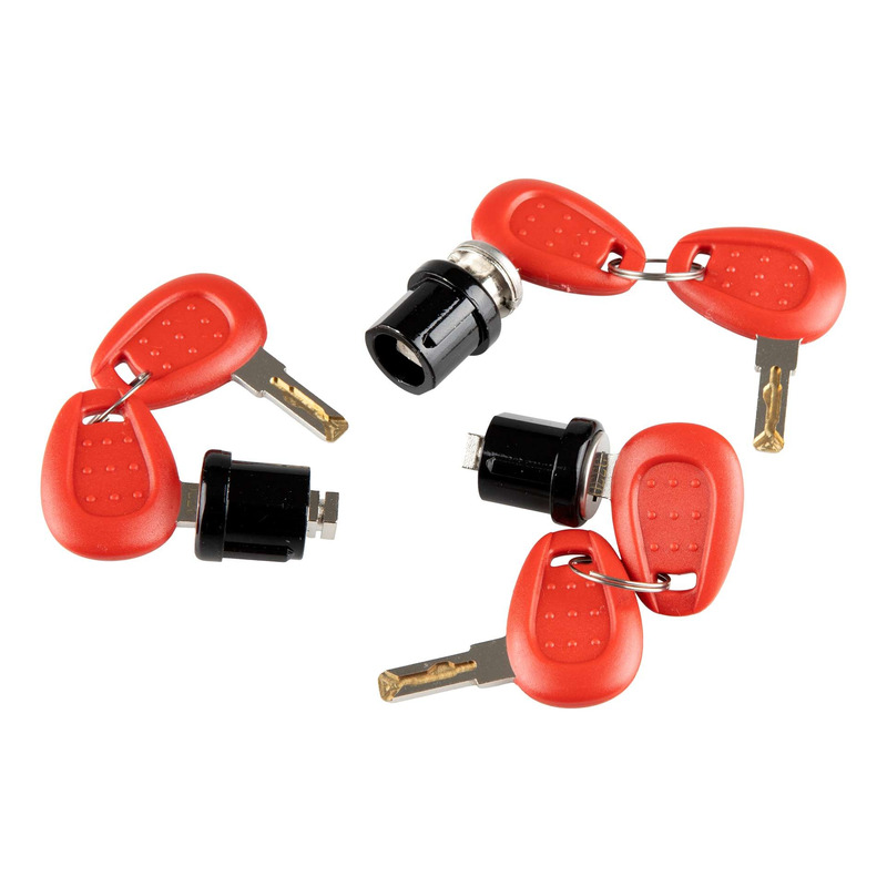 Kit barillets Givi Standard clé rouge (3 barillets)