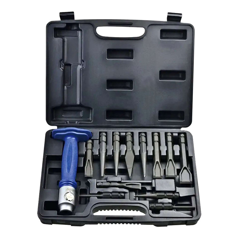 Kit Burin/chasses goupilles SBV avec embouts interchangeables 13 pièces
